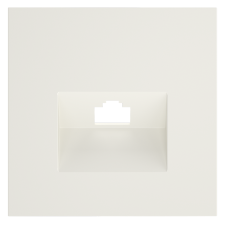 Накладка для розетки компьютерной RJ45 кат.6 Voltum S70 (хлопок) VLS001313