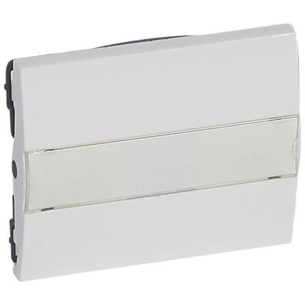 Клавиша Legrand Galea Life выключателя с индикацией держателем этикетки белая 777017