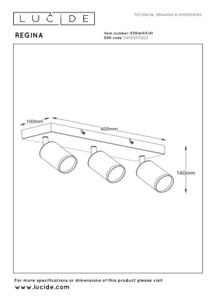 Спот Lucide Regina 53914/03/41
