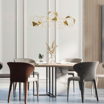 Подвесная люстра Eurosvet Uma 90368/5 медь a065025