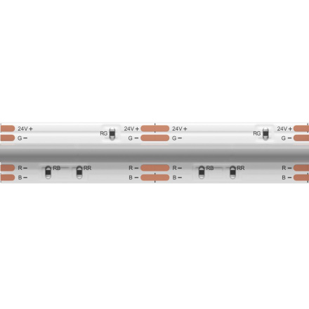 Светодиодная лента Maytoni Ultra 24В COB 14Вт/м RGB 5м IP20 201217