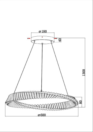 Подвесной светильник Divinare Millie 1136/17 SP-36