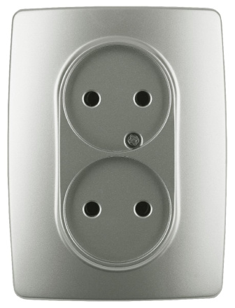 Розетка 2x2P Эра 12-2107-15 Б0031247