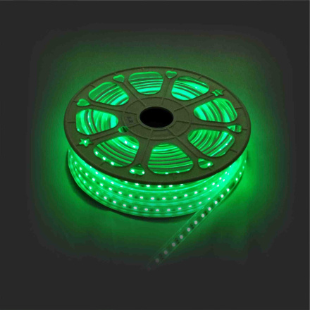 Светодиодная лента Apeyron 220В 12Вт/м smd5050 60д/м IP65 аксессуарами RGB 10-51