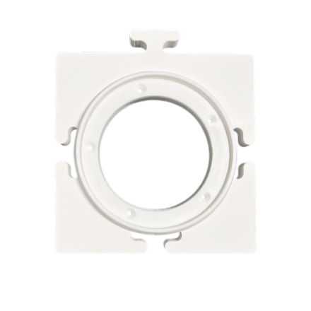 Платформа круг белая под светильник ZOOM 116х130х20мм EKS 0У-00003286