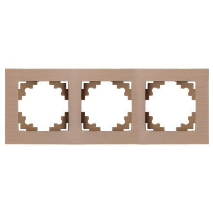 Рамка 3-местная Stekker Катрин MFR00-7003-02 50018