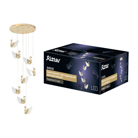 Каскадная люстра Ritter Birdie 51638 9