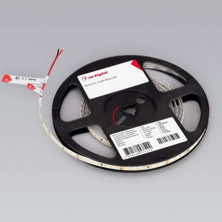 Светодиодная лента Arlight UL-A140-8mm 24V Warm2400 (15 W/m, IP20, 5m) 053455