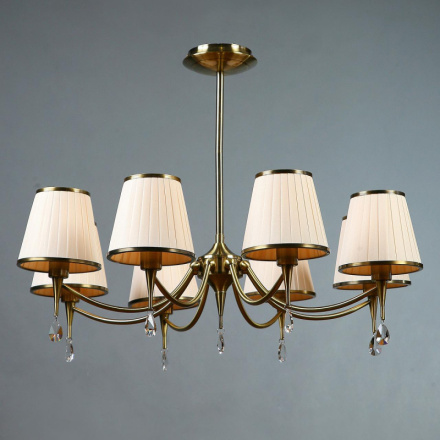 Подвесная люстра Brizzi Alora MA 01625CA/008 Bronze Cream