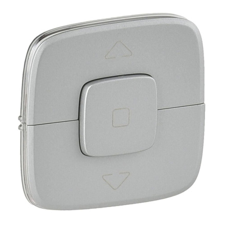 Лицевая панель Legrand Valena Allure выключателя жалюзи алюминий 755147