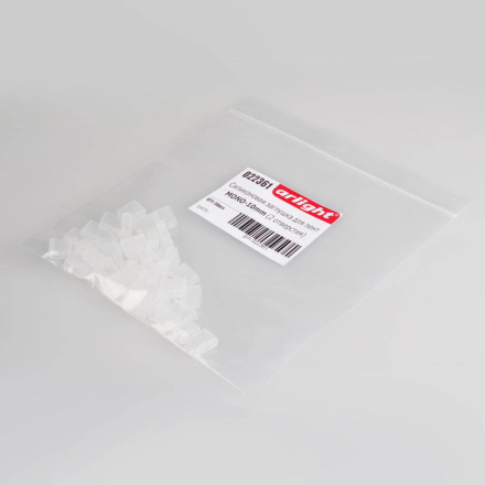 Силиконовая заглушка для лент Arlight MONO-10mm (2 отверстия) 022361