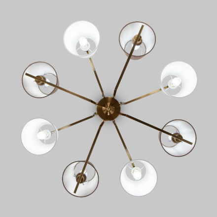 Люстра на штанге Eurosvet Ozark 60149/8 латунь a064981