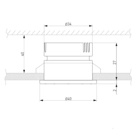 Встраиваемый светильник Elektrostandard Kary 4690389177293