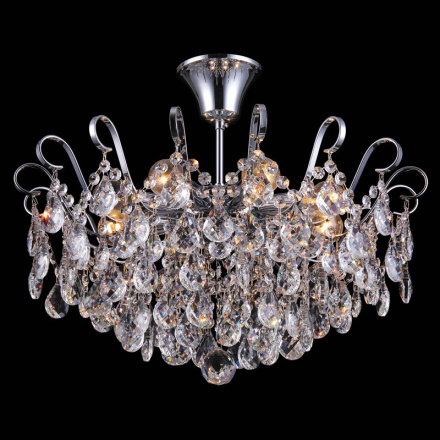 Люстра на штанге Natali Kovaltseva HAPPY DIAMONDS I 11546/8C CHROME