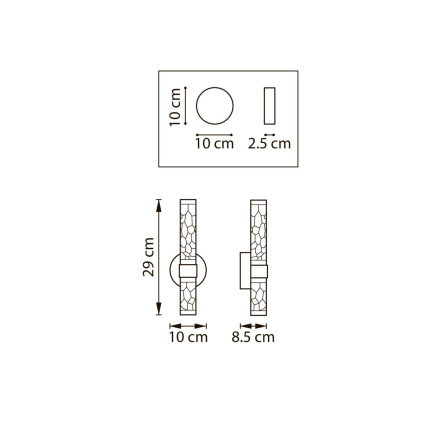 Бра Lightstar Acrile 737662
