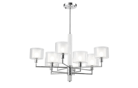 Люстра на штанге Crystal Lux MAESTRO SP-PL5+5 CHROME