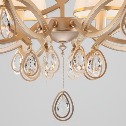 Подвесная люстра Eurosvet Salita 60091/8 перламутровое золото