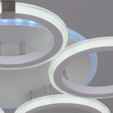 Потолочная люстра Reluce 06319-3.3-05 WH+CR (RGB)