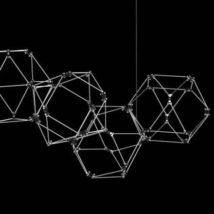 Подвесной светильник Delight Collection Lucciola MD18001068-5A chrome