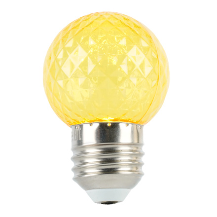 Лампа светодиодная Feron LB-385 шар желтый прозрачный E27 1W 230V 52161