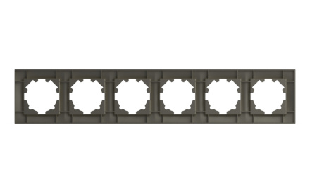 Рамка шестиместная ELBI Vega 510-011400-252