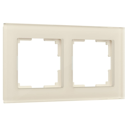 Рамка на 2 поста Werkel Favorit молочный 4690389183409 W0021141