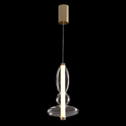 Подвесной светильник Crystal Lux QUASAR SP10W LED TRANSPARENT