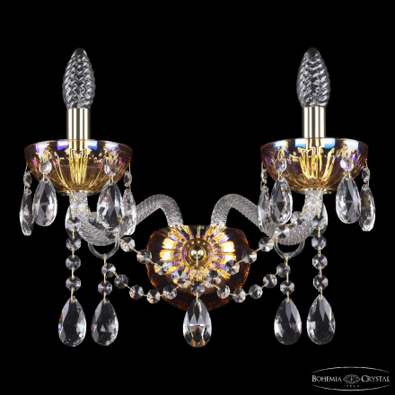 Бра Bohemia Ivele Crystal 5413B/2/165 G Shampan/M-1H