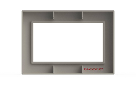 Рамка для двухместной розетки без заземления ELBI Vega 510-010200-908