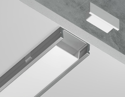 Алюминиевый накладной профиль Ambrella Light Alum Profile GP1700AL