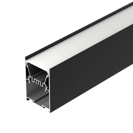 Алюминиевый профиль Arlight LINE-5075-HONEYCOMB-2000 BLACK 044874