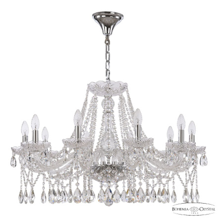Подвесная люстра Bohemia Ivele Crystal 1413/10/300 Ni
