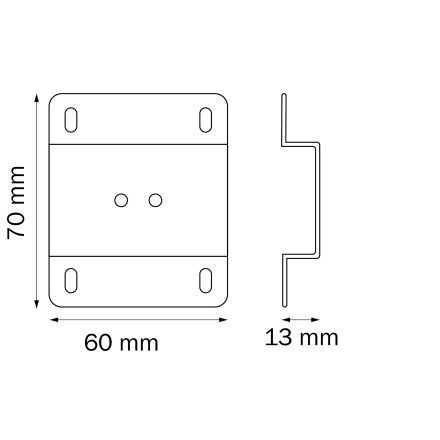 Планка крепежная к треку Lightstar Barra 505170
