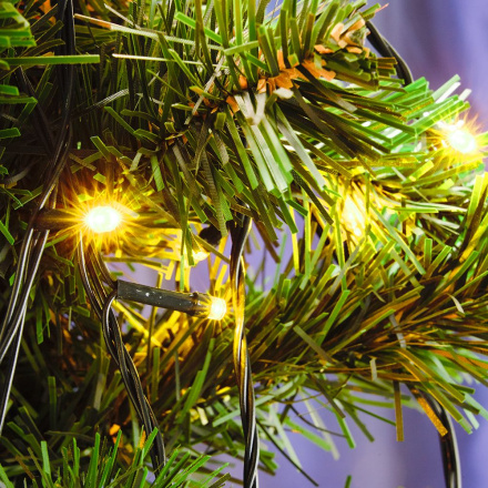 Уличная светодиодная гирлянда Feron Линейная 230V желтый без мерцания CL08 41621