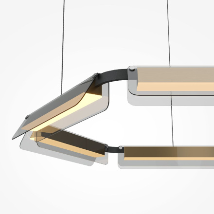 Подвесная люстра Maytoni Flat MOD296PL-L60BS3K