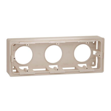 Коробка трехмодульная для открытой установки Schneider Electric Unica New NU800644