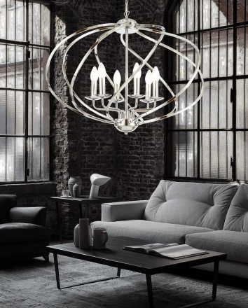 Подвесная люстра Lumina Deco Roderio LDP 9041-6 CHR