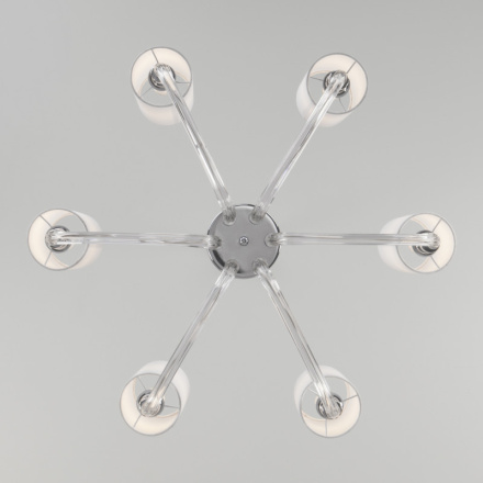 Подвесная люстра Eurosvet 60112/6 хром