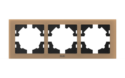 Рамка трехместная ELBI Arya 511-025900-227