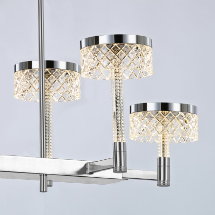 Подвесная люстра Delight Collection MD21020075 MD21020075-6B chrome