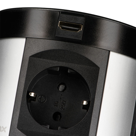 Блок розеток 107J (4 секции, 2 USB и 2 HDMI) Mebax 00-00001465