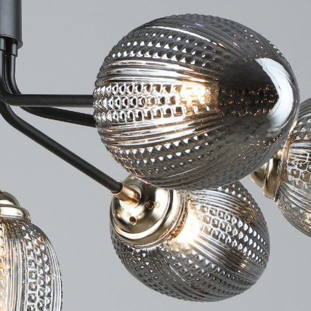 Люстра на штанге Reluce 05126-0.3-07 COFFEE+FGD