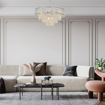 Люстра на штанге Arte Milano Sorrento 376109/9/300/570 CR