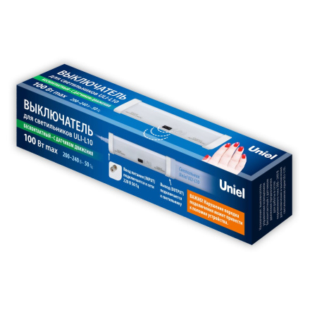 Настенно-потолочный светильник Uniel USN-F10 100W/2P WHITE UL-00012712