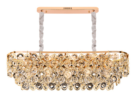 Подвесная люстра Newport 5265+10/S gold М0070030