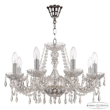 Подвесная люстра Bohemia Ivele Crystal 104/8/195 Ni