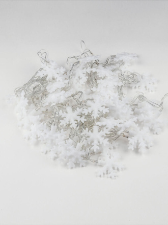 Светодиодная гирлянда (07936) Uniel Снежинки 220V разноцветный ULD-S0700-050/DTA MULTI IP20 SNOWFLAKES-3