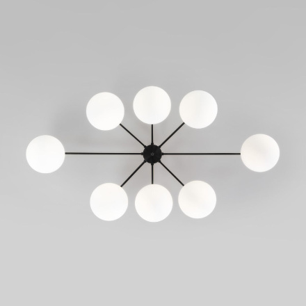 Потолочная люстра Eurosvet Opaline 70220/8 черный a065767