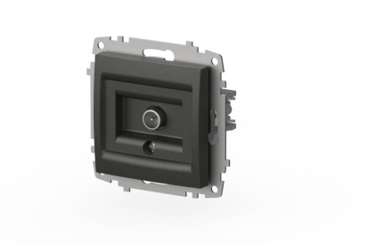 Розетка для TV с экраном (проходная) ELBI Zena Vega 609-011100-272