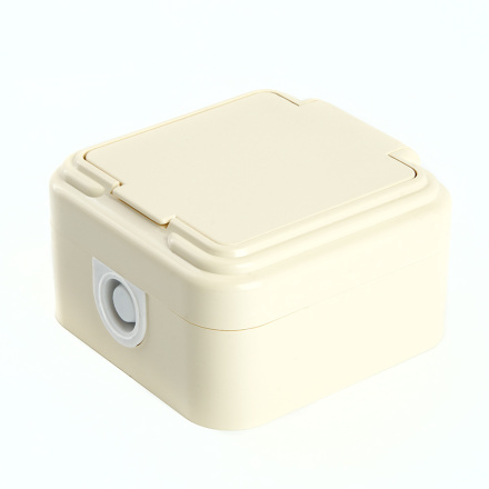 Розетка 1-местная б/з с крышкой Stekker Брест 49060